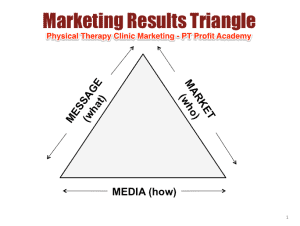 Marketing ideas for physical therapists