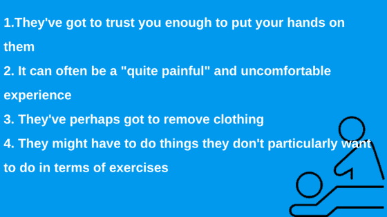 - They've got to trust you enough to put